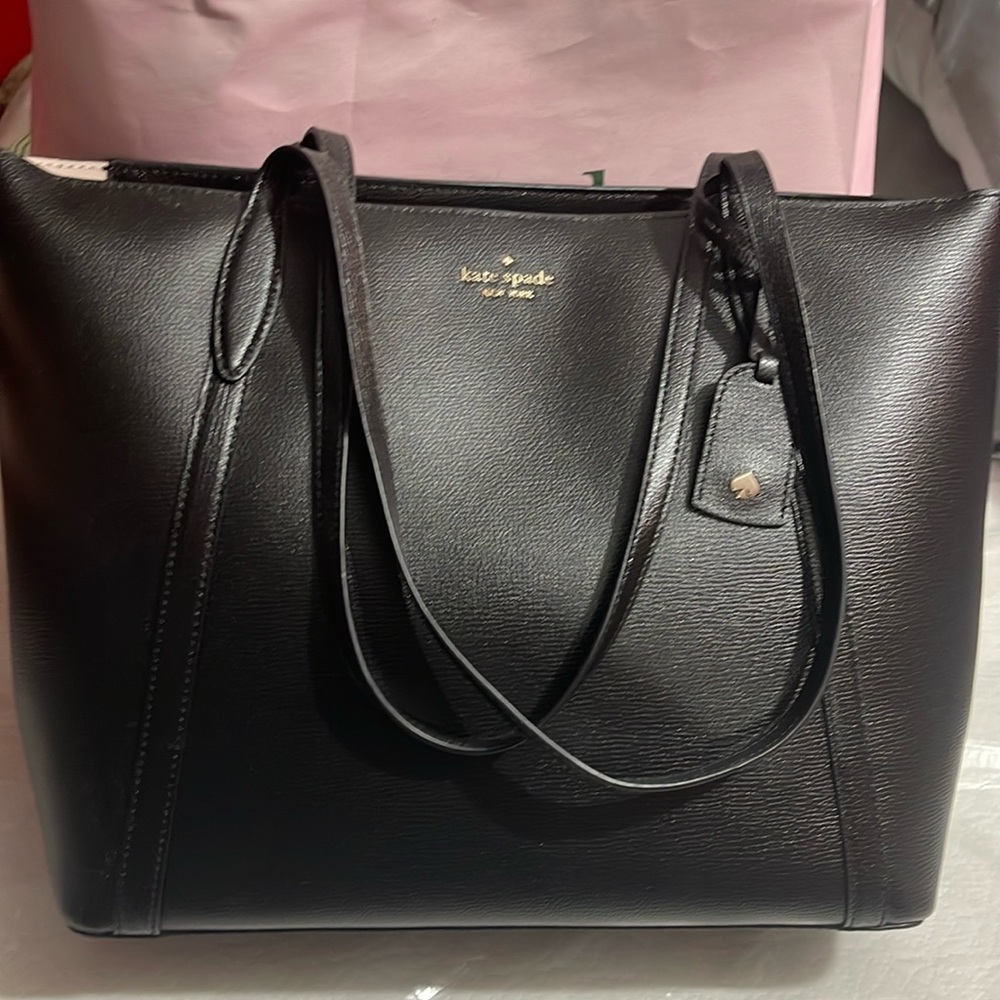 Kate Spade Large Cara Tote Handbag Black